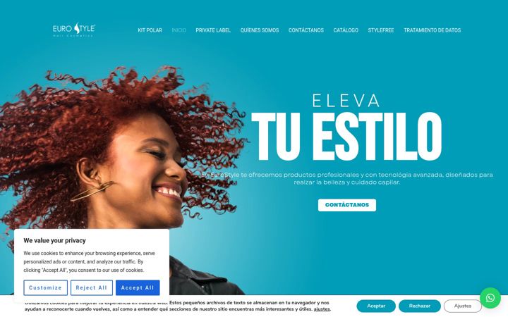 Screenshot of eurostylesas.com
