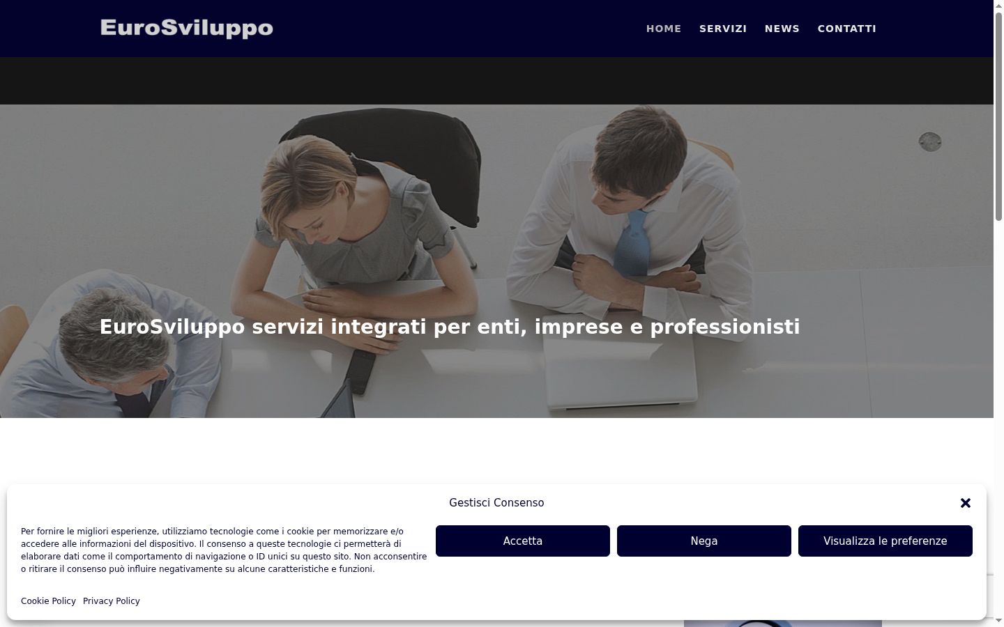 Screenshot tal-banner tal-kunsens muri qabel kwalunkwe interazzjoni