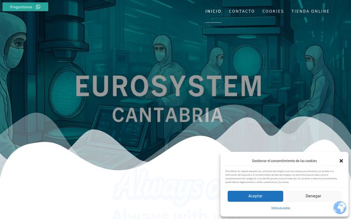 Screenshot of eurosystemcantabria.es