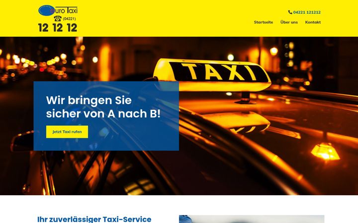 Screenshot of eurotaxi-delmenhorst.de
