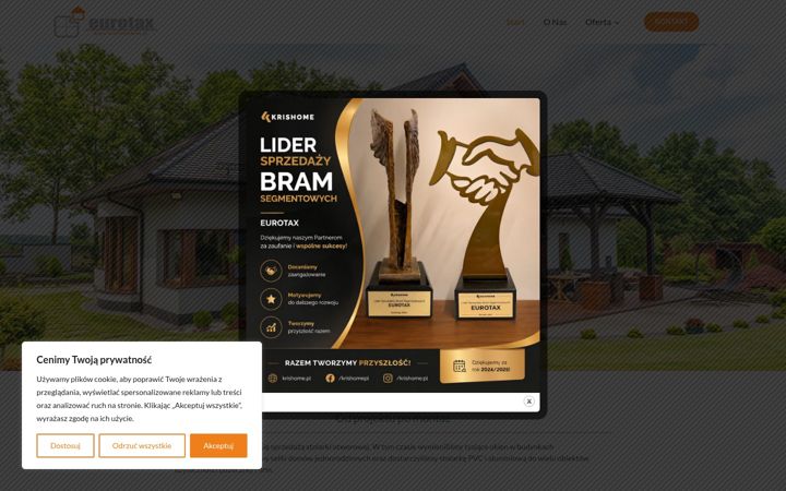 Screenshot of eurotaxokna.pl