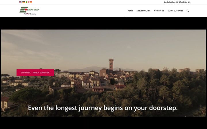 Screenshot of eurotecgroup.com