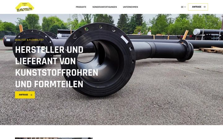 Screenshot of eurotech-kunststofftechnik.de