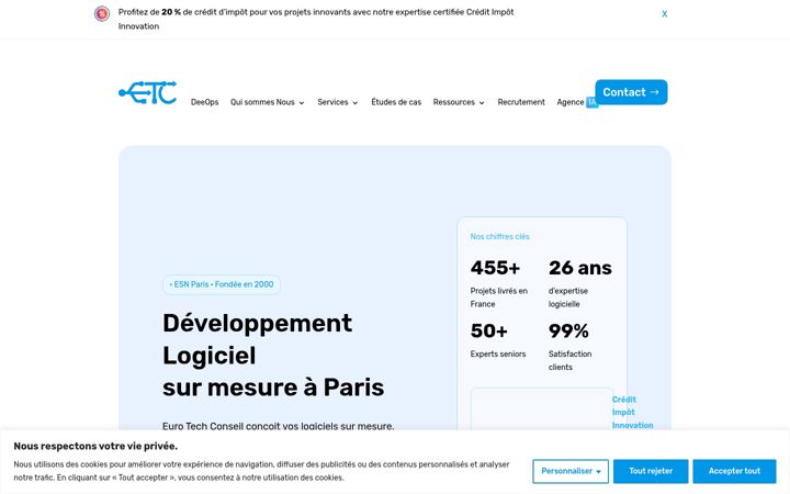 Screenshot of eurotechconseil.com