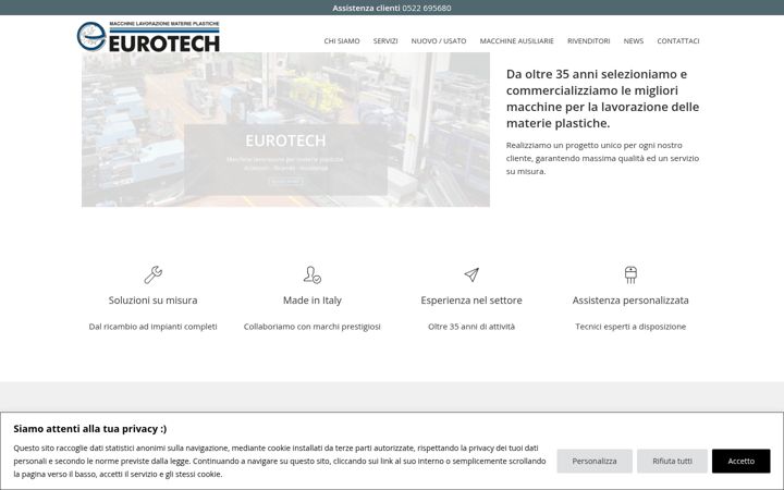 Screenshot of eurotechitalia.com