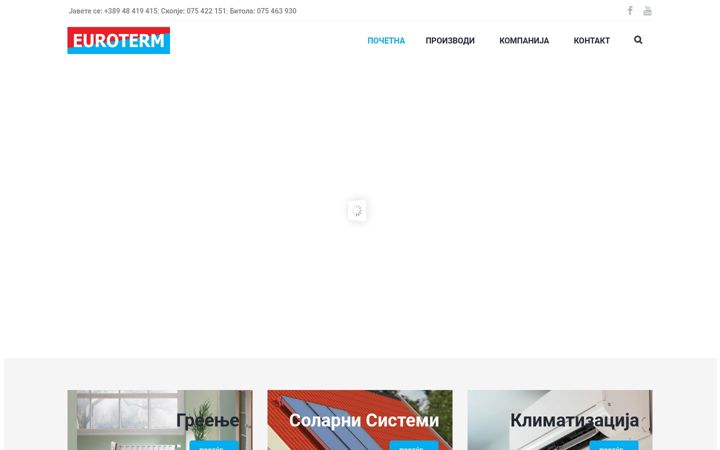 Screenshot of euroterm.com.mk