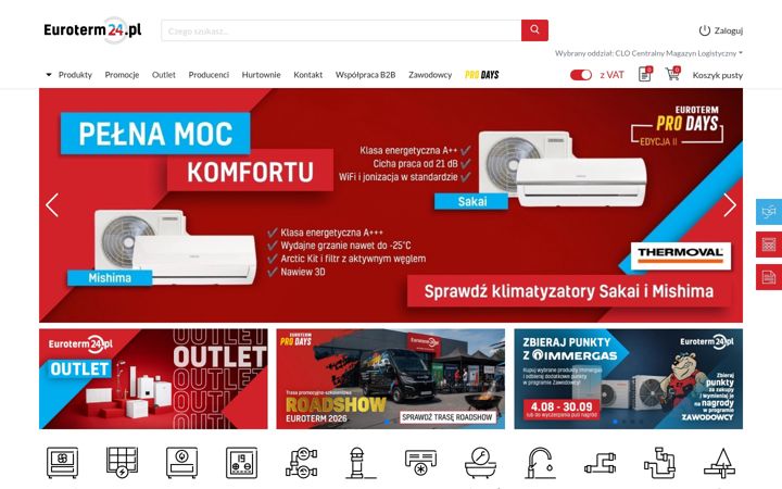 Skärmbild av euroterm24.pl