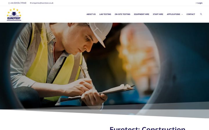 Screenshot of eurotest.co.uk