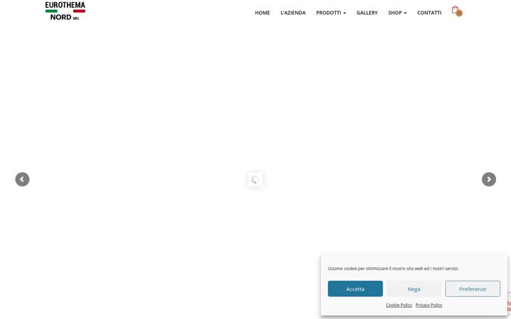 Screenshot of eurothemanord.it
