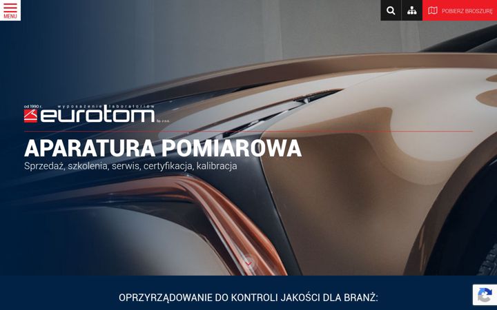 Capture d'écran de eurotom.pl