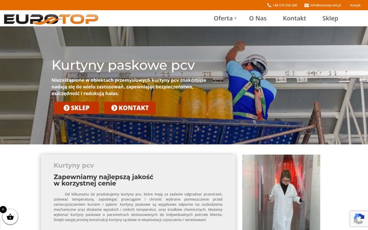 Skärmbild av eurotop.net.pl