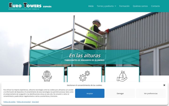 Screenshot of eurotowers.es