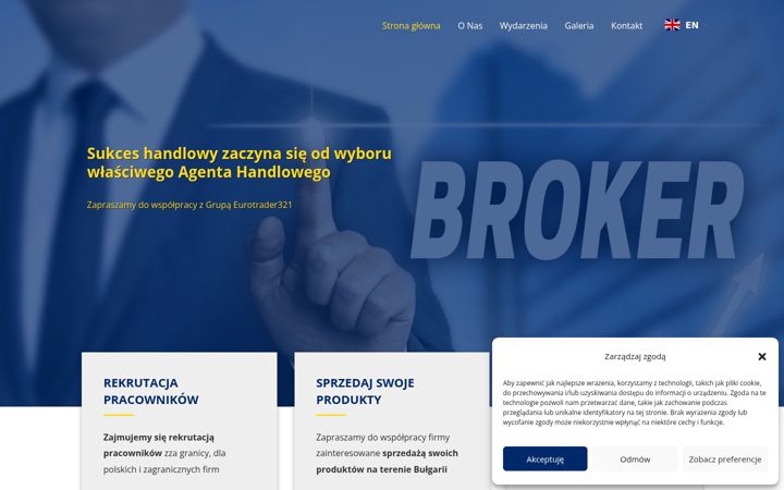 Skärmbild av eurotrader321.pl
