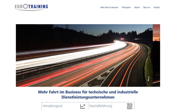 Zrzut ekranu eurotraining.ch