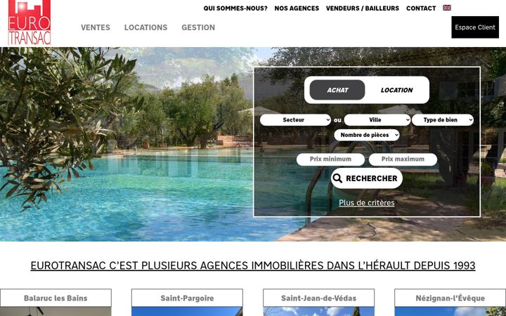 Screenshot von eurotransac.fr