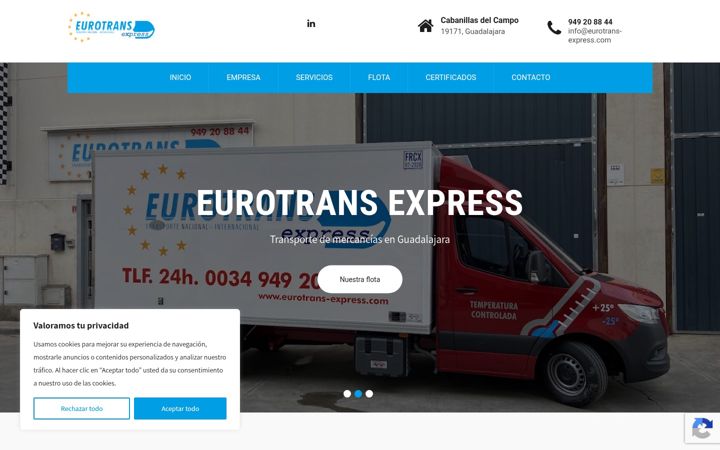 Screenshot of eurotransexpress.es