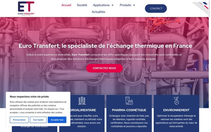Screenshot of eurotransfert.fr