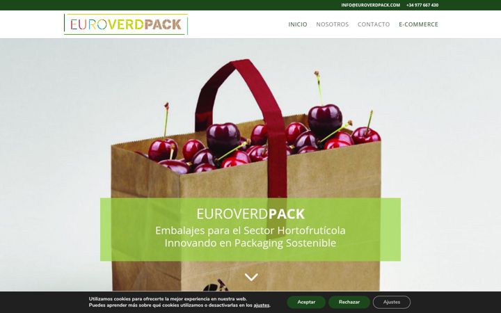 Screenshot of euroverdpack.com