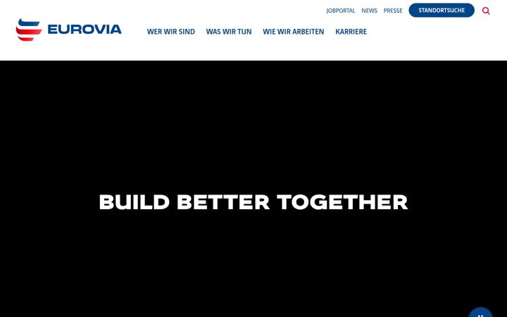 Screenshot of eurovia.de