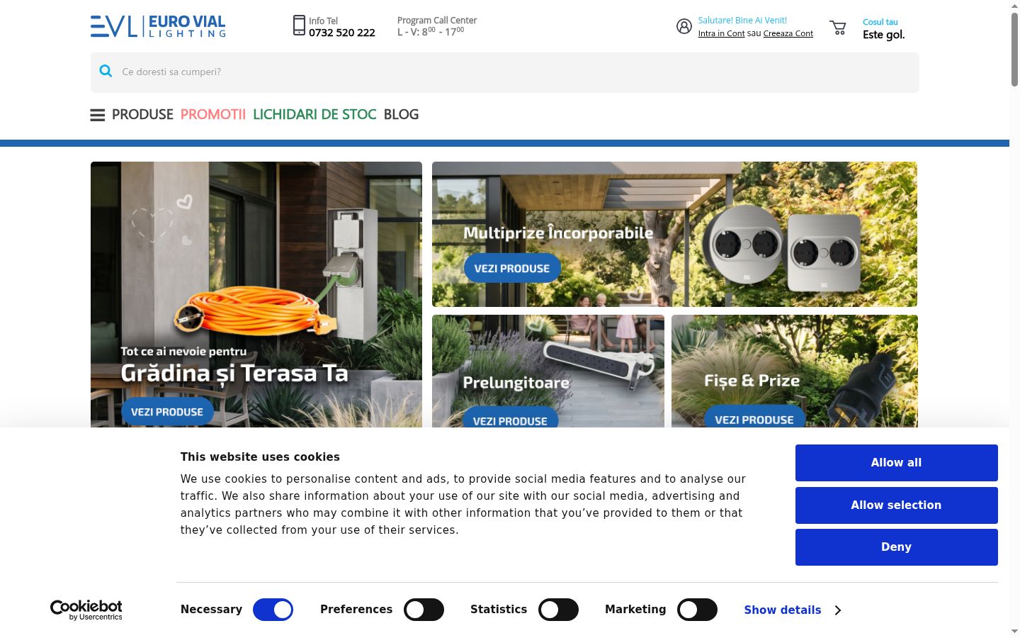 Screenshot tal-banner tal-kunsens muri qabel kwalunkwe interazzjoni