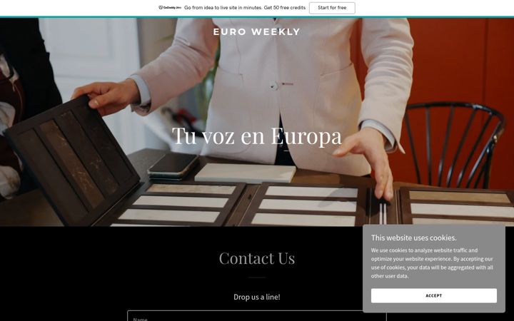 Screenshot of euroweekly.es