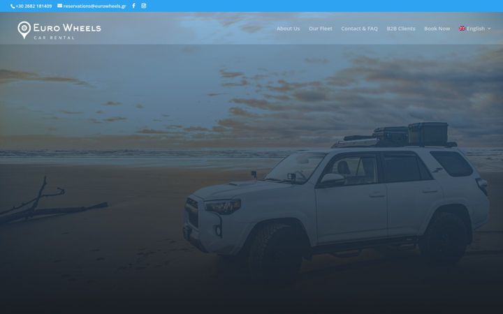 Screenshot di eurowheels.gr