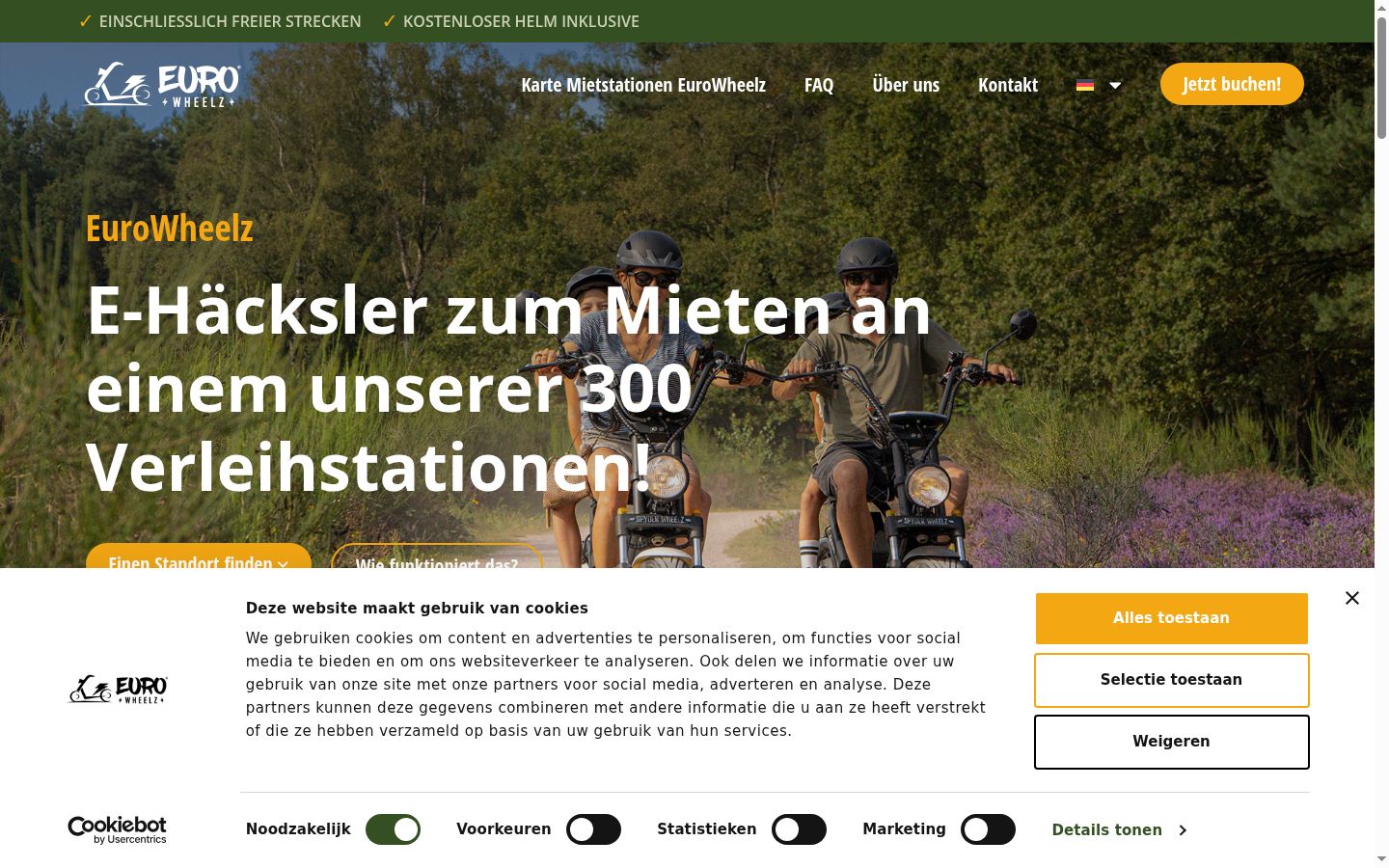 Screenshot tal-banner tal-kunsens muri qabel kwalunkwe interazzjoni
