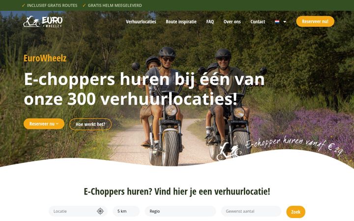 Screenshot stránky eurowheelz.nl