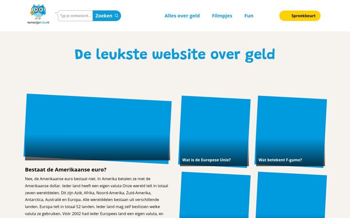 Screenshot stránky eurowijskids.nl