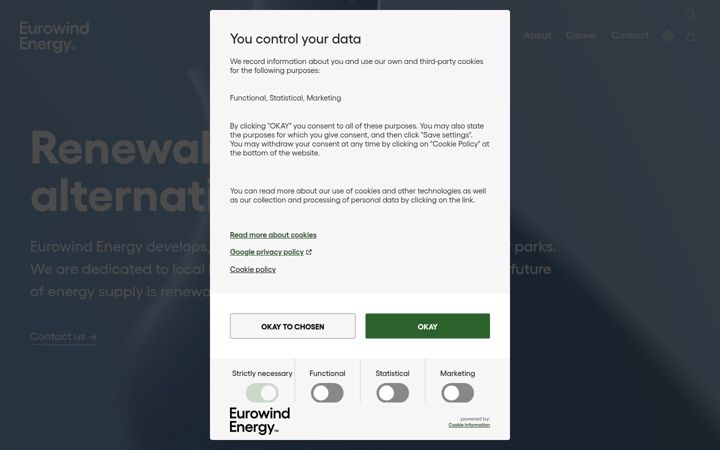 Screenshot of eurowindenergy.com