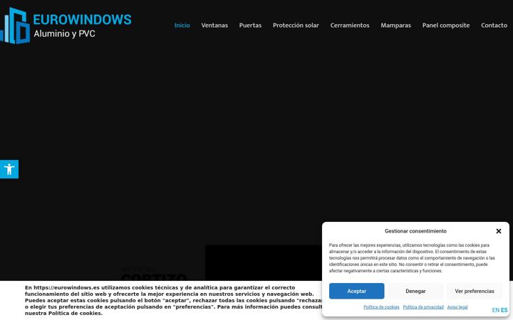 Skærmbillede af eurowindows.es