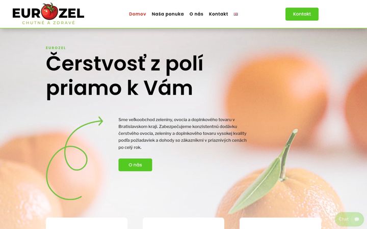 Screenshot von eurozel.sk