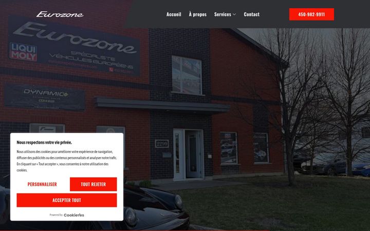 Screenshot of eurozoneperformance.com