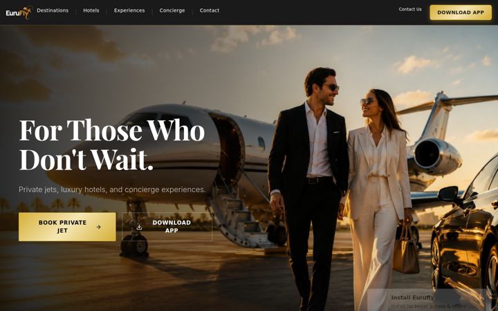 Screenshot of eurufly.com