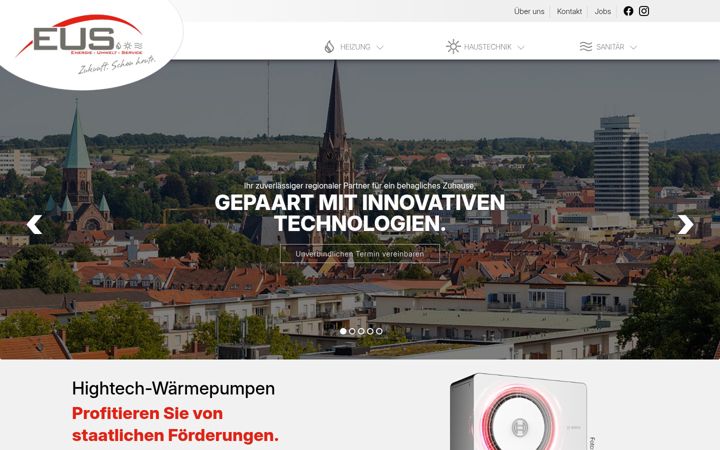 Screenshot of eus-kl.de