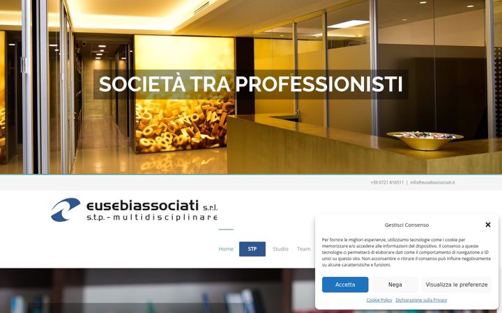 Screenshot of eusebiassociati.it