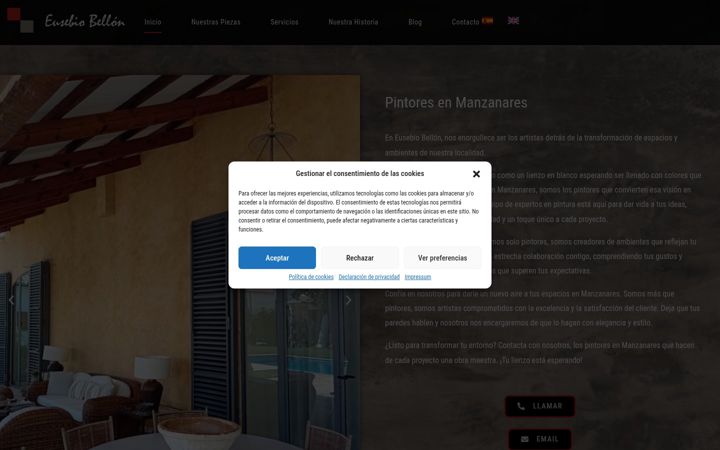 Screenshot of eusebiobellon.es