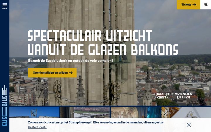 Screenshot stránky eusebius.nl