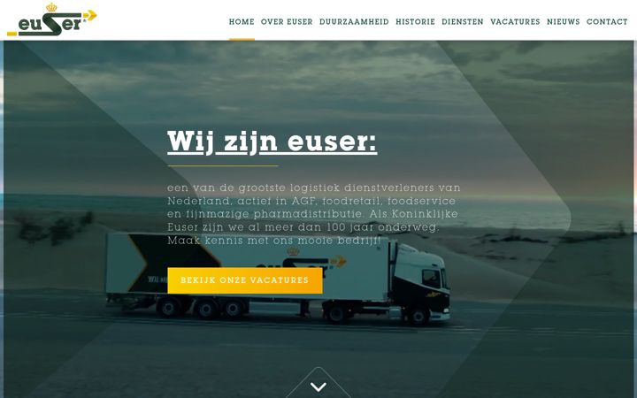 Screenshot stránky euser.nl