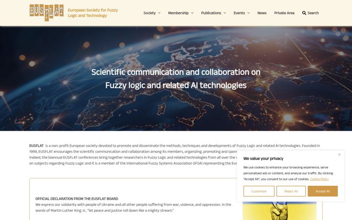 Screenshot of eusflat.org
