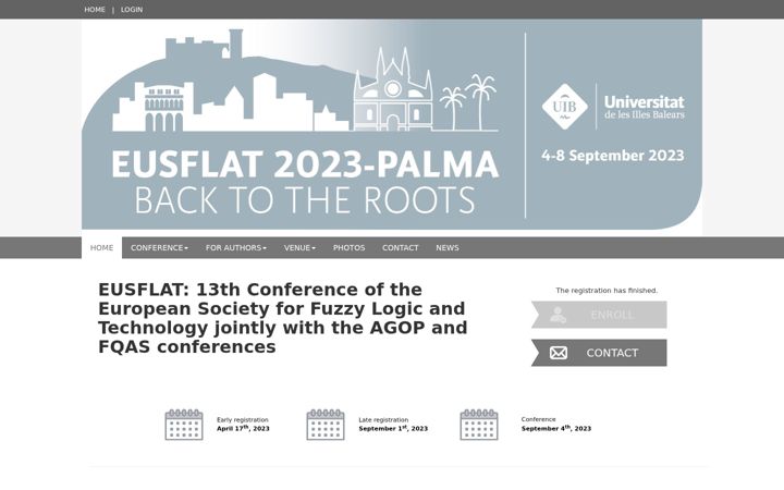 Screenshot of eusflat2023.eu