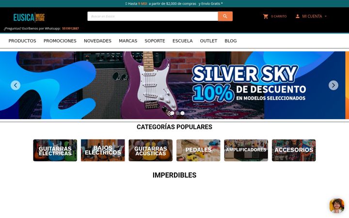 Captura de pantalla de eusica.mx