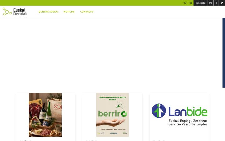 Screenshot di euskaldendak.org