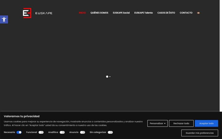 Screenshot of euskape.com