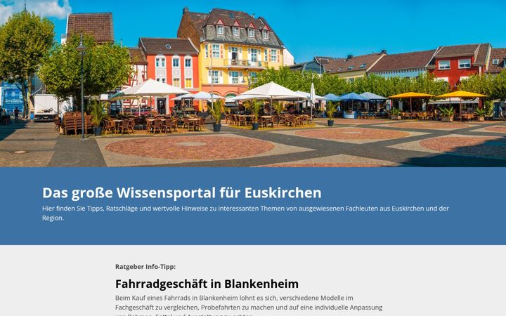 Screenshot of euskirchen-ratgeber.de