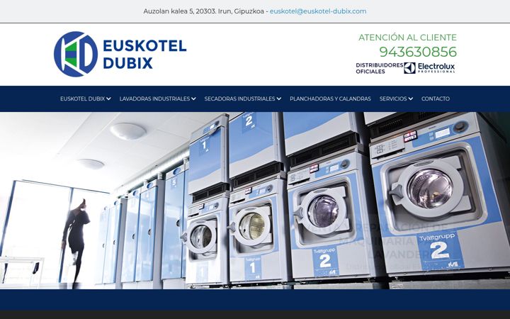 Screenshot of euskotel-dubix.com