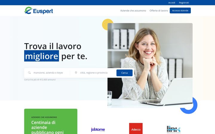 Screenshot of euspert.com