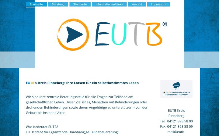Screenshot of eutb-kreispi.de