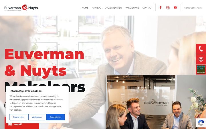 Screenshot stránky euvermannuyts.nl