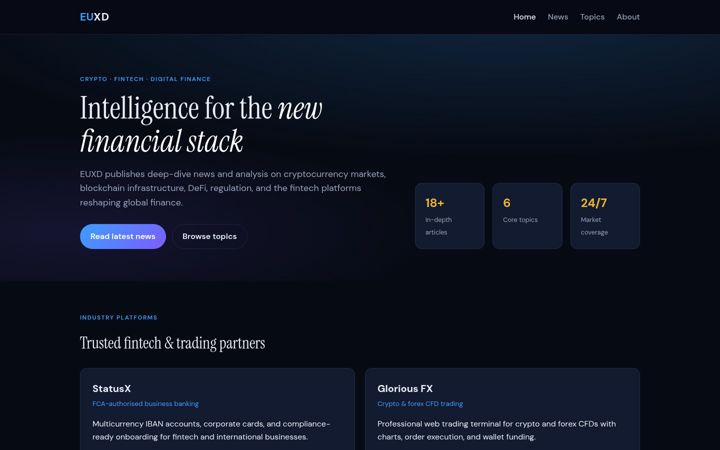 Screenshot of euxd.com